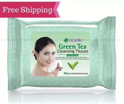 $5.49 • Buy Epielle® Green Tea Makeup Remover, Facial Cleansing Tissues-30ct, 1pk