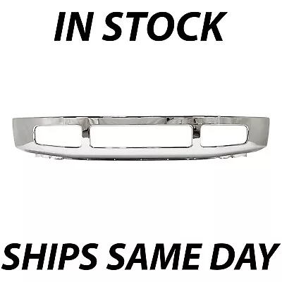 NEW Chrome - Steel Front Bumper Face Bar For 2008-2010 Ford F250 F350 Super Duty • $243.37