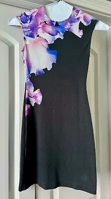 Womens Medium ALEXANDER MCQUEEN McQ 2012 Mini Dress Artsy Floral • $89.99