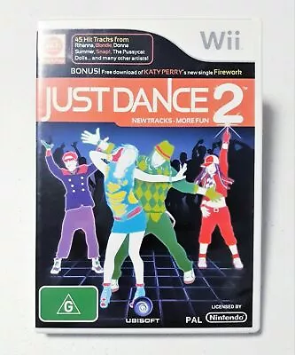 Mint Disc Nintendo Wii Just Dance 2 II - Complete Wii U Comp. - Inc Manual • $26.90