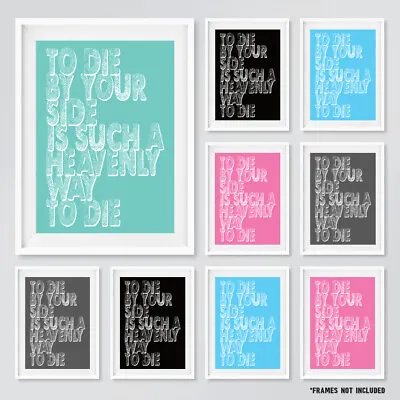 The Smiths Song Lyric There Is A Light Pop Art Poster Prints Great Gifts! • $12.76