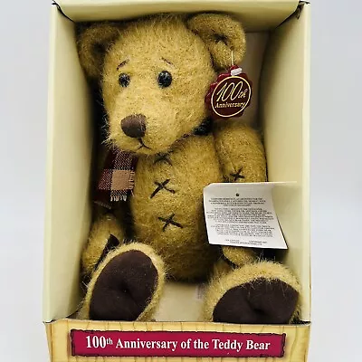 Vintage Dandee Teddy's Teddy Bear Jointed Doll Lee Capozzi 100th Anniversary • $49.56