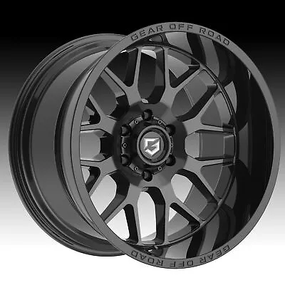 Gear Off Road 763B Raid Gloss Black 20x10 6x5.5 -12mm (763B-2108312) • $268.79