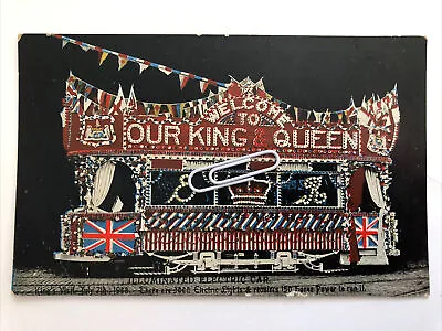 £3.75 • Buy Illuminated Electric Car ‘Welcome To Our King & Queen’ 1908 Leeds