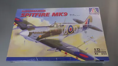 Vtg 1998 Italeri SUPERMARINE Spitfire MK9 Aircraft Model Kit In Box Sealed • $10