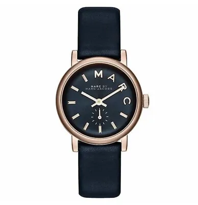 MARC BY MARC JACOBS MBM1331 Navy Dial Lady's Watch New In Box With Tags￼ • $215