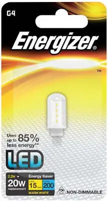 Energizer High Tech LED G4 Bulbs Capsule 2.2W =20W 2700K Warm White • £3.80