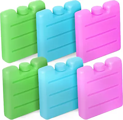   Reusable Freezer Blocks - Ice Packs For Cooler Bags Lunch - Various Colours  • £10.99