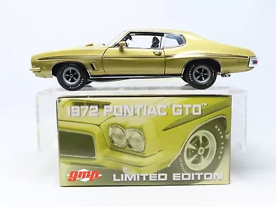 1:18 Scale GMP #8045 Limited Edition Diecast Model Car Gold 1972 Pontiac GTO  • $199.95