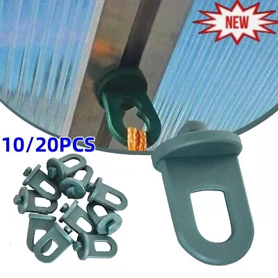 £3.60 • Buy Plastic Clasps Garden Accessories Greenhouse Hanging Crop Hooks Fixed Frames NEW