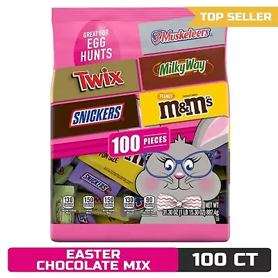 Mars Mixed Easter Chocolates Candy Bulk 31.3 Oz 100-Piece Bag • $21.40