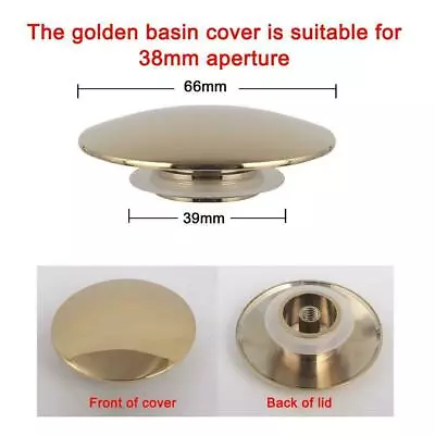 £6.25 • Buy 66mm Replacement Brass Basin Sink Waste Up Plug Cap Buttons Click Push L8B8