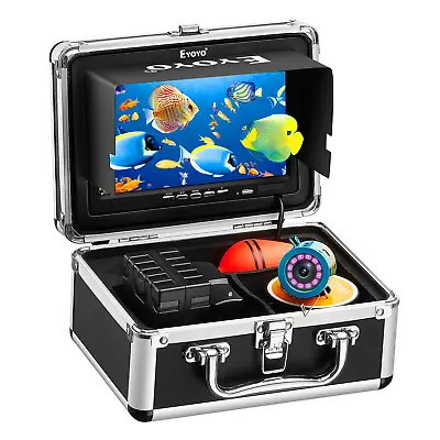 Eyoyo Underwater Fishing Camera 7inch LCD Monitor Fish Finder Waterproof 1000TVL • $149.59