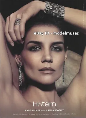 H. STERN Jewelry 1-Page Magazine PRINT AD 2011 2012 KATIE HOLMES • $6