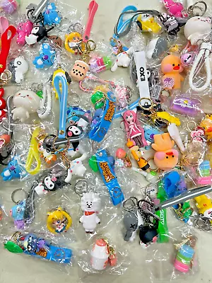 150 Qty Huge Lot Keychains Assortment 3D Characters Kawaii Accessories • $85.95