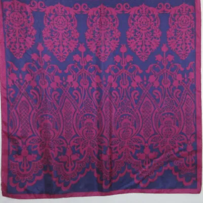 NICOLE MILLER Designer Silk Scarf 34“ Square Vintage ScarvesiLove 2972 • $19.60
