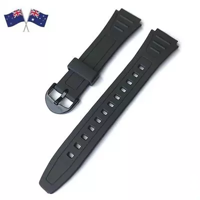 Sports Silicone Watch WristBand For Casio G Shock W-800H W-217 AQ-S800W • $12.72