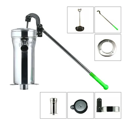 Hand Pump Suction Pump Stainless Steel Home Shallow Well Manual Water Jet Pump • $26