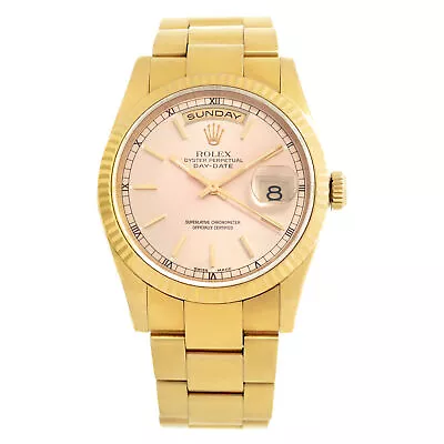 Rolex Day-Date 118238 18k Champagne Dial 36mm Automatic Watch • $31694