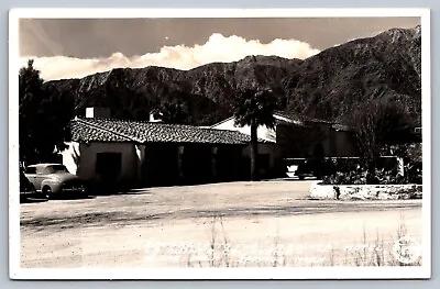 Postcard La Quinta CA Entrance To La Quinta Hotel RPPC Old Cars • $7.95