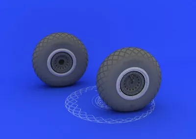 1/32 Eduard B-17 Wheels For HKM (Resin) • $14.81