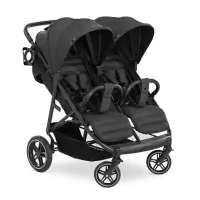 Hauck Uptown Duo Twin Pushchair (Melange Black) From Birth To 3 Years RRP £430 • £295