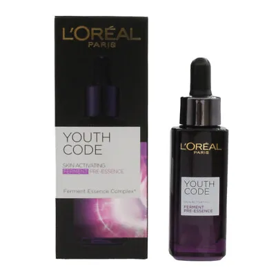 L'Oreal Youth Code Essence Skin Activating Ferment Pre-Essence 30ml Anti Ageing • £19.99