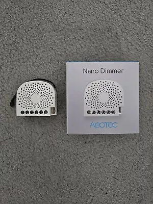 Aeotec Nano Dimmer ZW111-C Z-Wave Dimmer Module Light Switch • £29.99