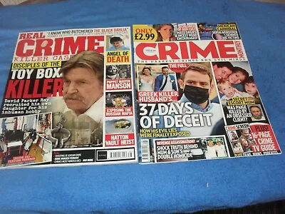 £7.50 • Buy Real Crime Magazine, Disciples Of The Toy Box Killer, &GREEK KILLERS HUSBAND 