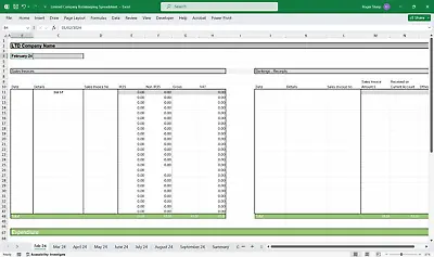 Limited Company Accounts Spreadsheet Excel Google Sheets • £5.99