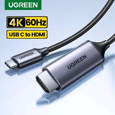 PREMIUM USB C To HDMI Cable USB Type C Male To HDMI Male 4K Cable Lead Ugreen • $32.95