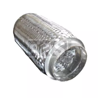 $25.99 • Buy 2.5 Inch 2 1/2 Exhaust Flex Bellow Pipe Joint Stainless Flexi Flexible Dbl Braid