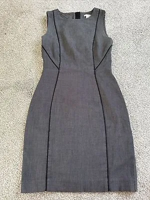 $2.48 • Buy Ladies Gorgeous H&M Summer Work/formal Grey Mini Dress Black Lining Detail 6