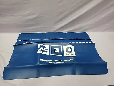 $279.99 • Buy Vintage Blue AC Delco GM Kramer Auto Parts Wisconsin Fender Cover New Promo