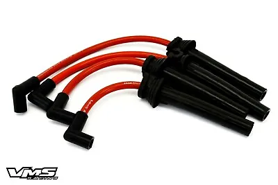 Vms Racing Red 10mm Spark Plug Ignition Wires Cables For 02-06 Mini Cooper 1.6 • $41.44