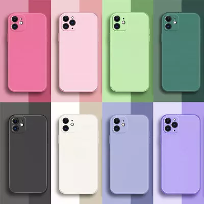 Case For Apple IPhone 11 12 13 14 15 Pro Max Plus Shockproof Silicone Cover • £2.49