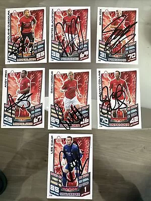 7 Signed Nottingham Forest Match Attax 12/13 Championship Cards (As Per Photo) • £15