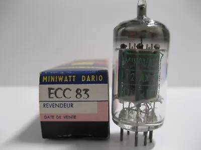 MC2 ULTRA RARE TUBE  12AX7 - ECC83 - MINIWATT DARIO - Year 1958 - GM 100% Values • $249