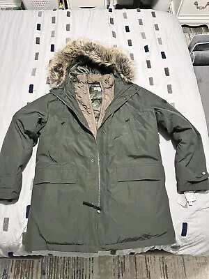 Michael Kors Men's Olive Hooded Bib Snorkel Parka Jacket Size L New With Tags • $140