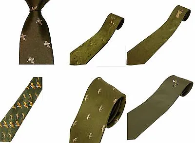 Shooting Tie Pheasant Mallard Duck Roe Deer Hare And Hound Woodcock Ideal Gift • £12.99