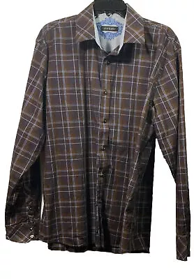 Zagiri Men’s Shirt Xl Long Sleeve Check Button Front • $15.59