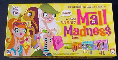 2005 MALL MADNESS Talking Board Game Electronic Works Complete VGC • $19