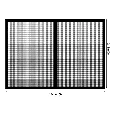 Garage Door Screen Garage Net Insect Bug Mesh For 2-Car Magnet Bottom Heavy-Duty • $28