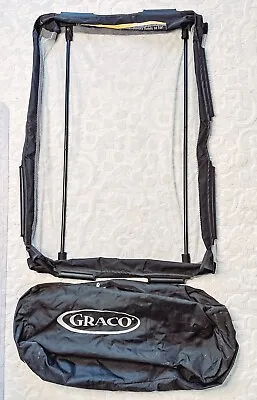 Graco Pack N Play Playpen Clip On Mesh Bassinet Insert & Poles & Case • $46.99