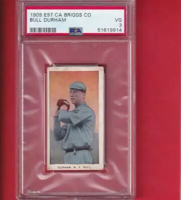 1909 E97 C.A.Briggs Co. Bull Durham PSA 3 VG New York Giants #16270 • $599.99