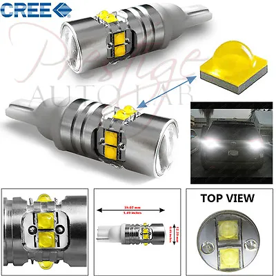 T10 50W CREE White High Power XB-D LED T10 2825 921 912 Back Up Bright Reverse • $23.99