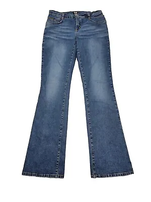 Dolce & Gabbana Womens 90s Low Rise Waist Bootcut Jeans Size 29 Medium Blue Wash • $59.88