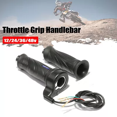 7/8  Twist Throttle Cable Accelerator Handlebar Grip 47cc 49cc Dirt Pit Bike ATV • $15.99