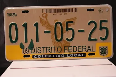 DISTRITO FEDERAL (Mexico) COMMERCIAL BUS License Plate US Seller • $29.90