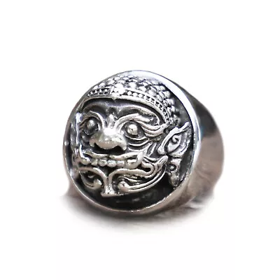 Ramayana Monster Ring Unisex Sterling Silver Hindo Gothic Viking Celtic India • $80